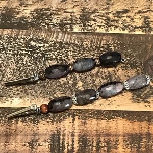 Black agate roach clip